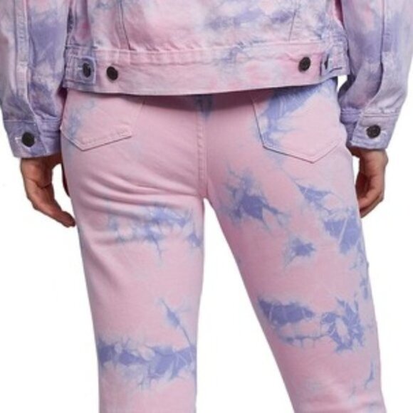 Levis Womens Plus Size 721 Tie-dye High Rise Ankle Jeans Size 24 (00) - Picture 3 of 11